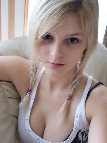 Busty housewife on a